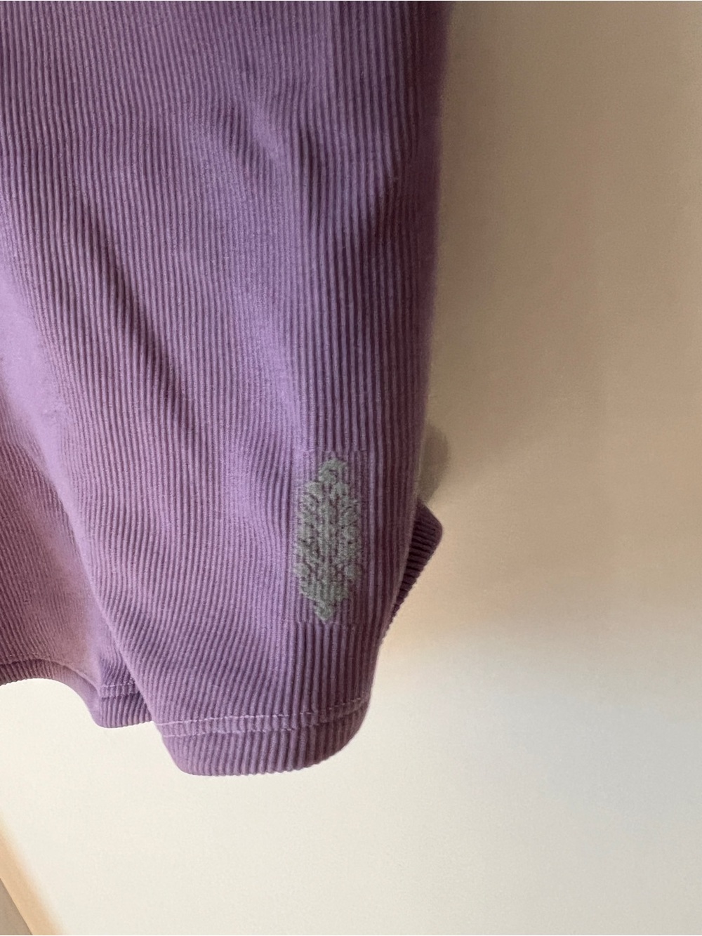 BWT❤️ fp movement s xs Purple Ribbed V-Neck Top - Picture 5 of 5